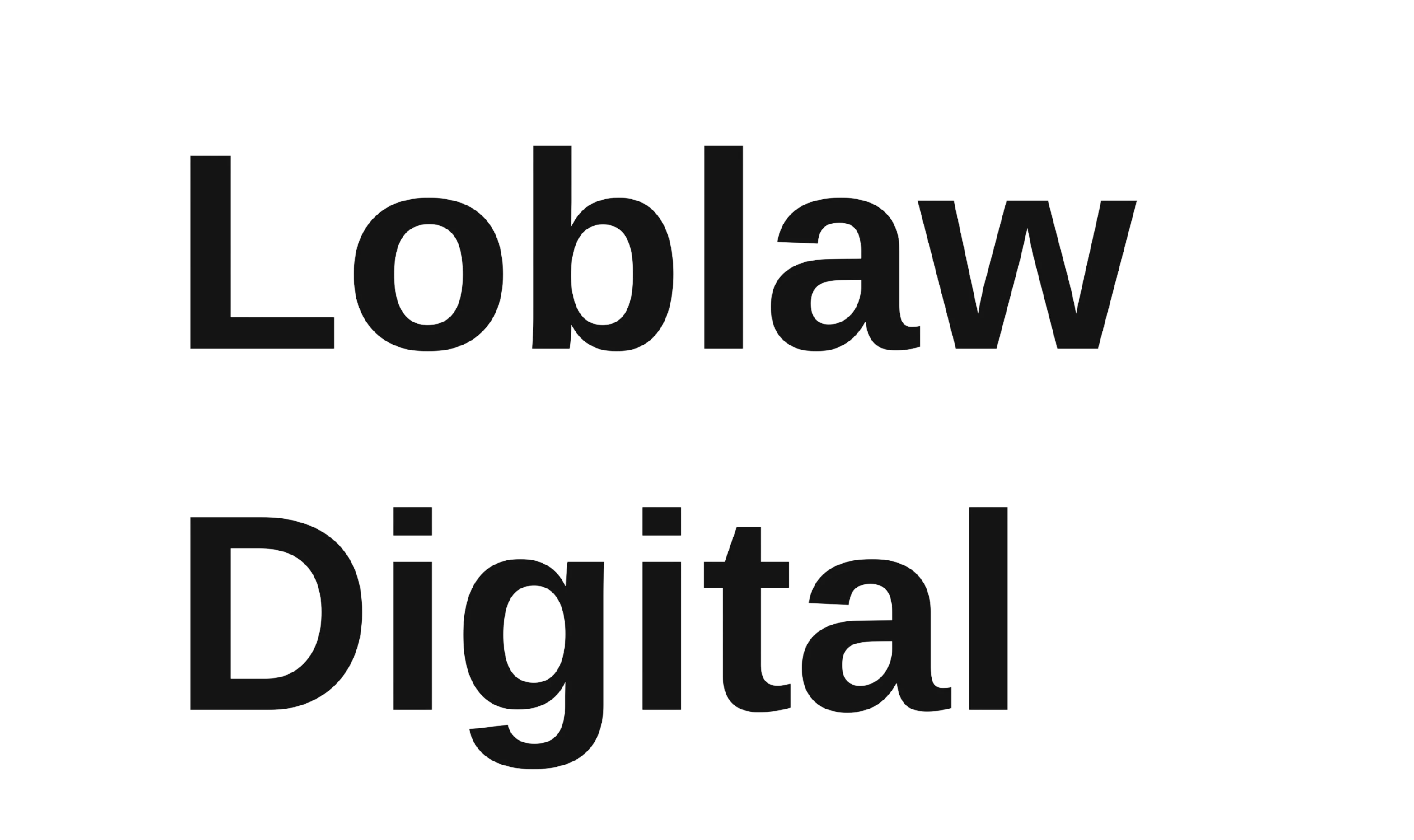 Loblaw Digital logo, Sponsor of LMD Conference